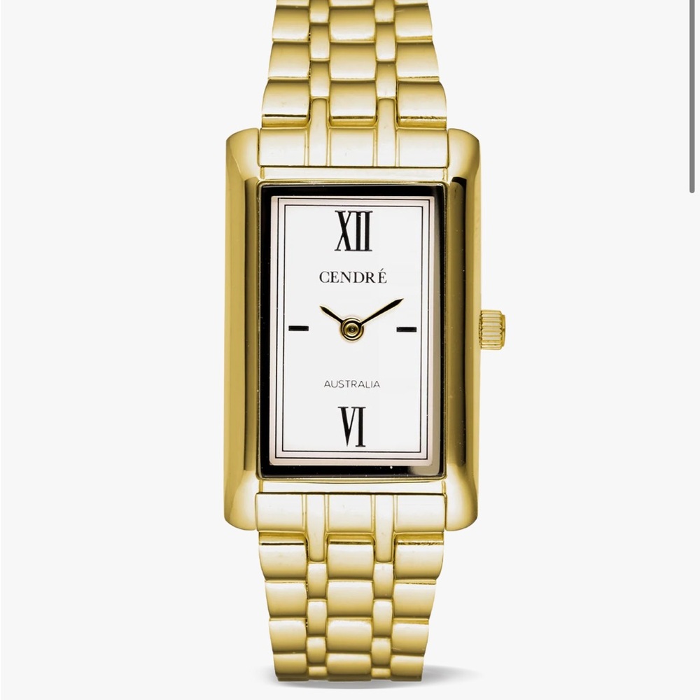 14K Gold Women's Rectangular Watch